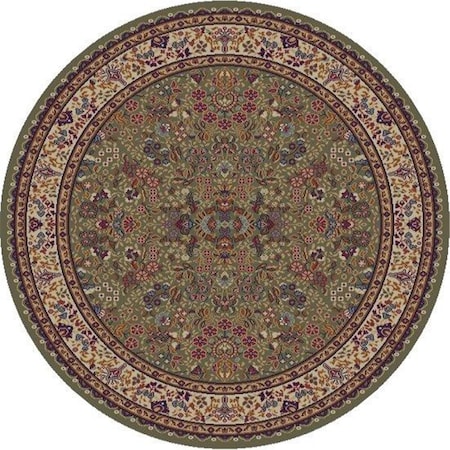 Rlm Distribution 7 ft. 10 in. x 9 ft. 10 in. Jewel Sarouk - Green HO2545838